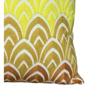 Funda Bordada Para Cojin 45x45cm Cierre Oculto Algodon