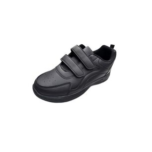 Zapatilla Escolar Negro Velcro