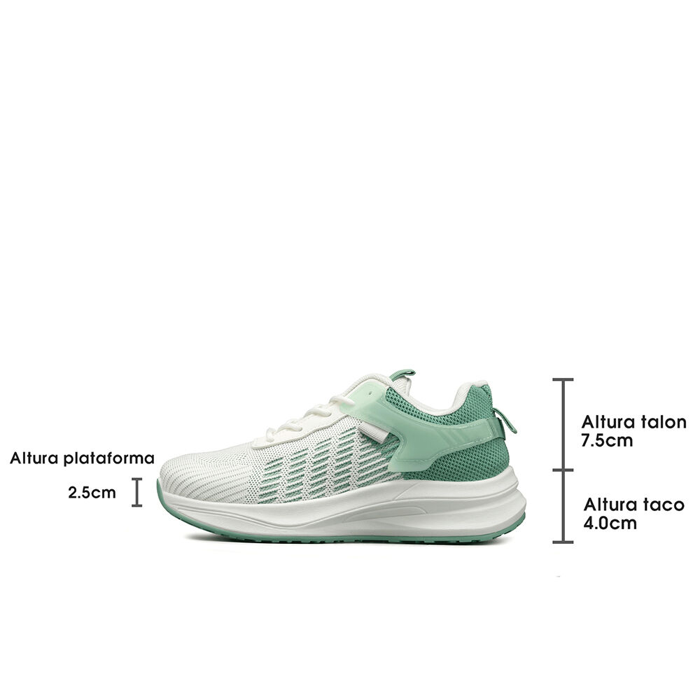 Zapatilla Urbana Deportiva Soft Malla Mujer Weide Xjh66 image number 3.0