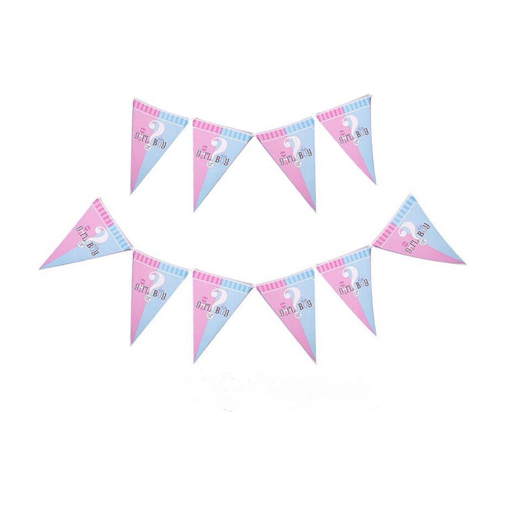 Guirnalda Banderines De Revelaci&oacute;n Baby Shower Cotillon image number 0.0