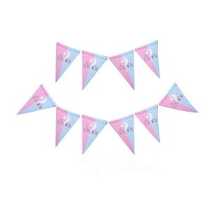 Guirnalda Banderines De Revelaci&oacute;n Baby Shower Cotillon