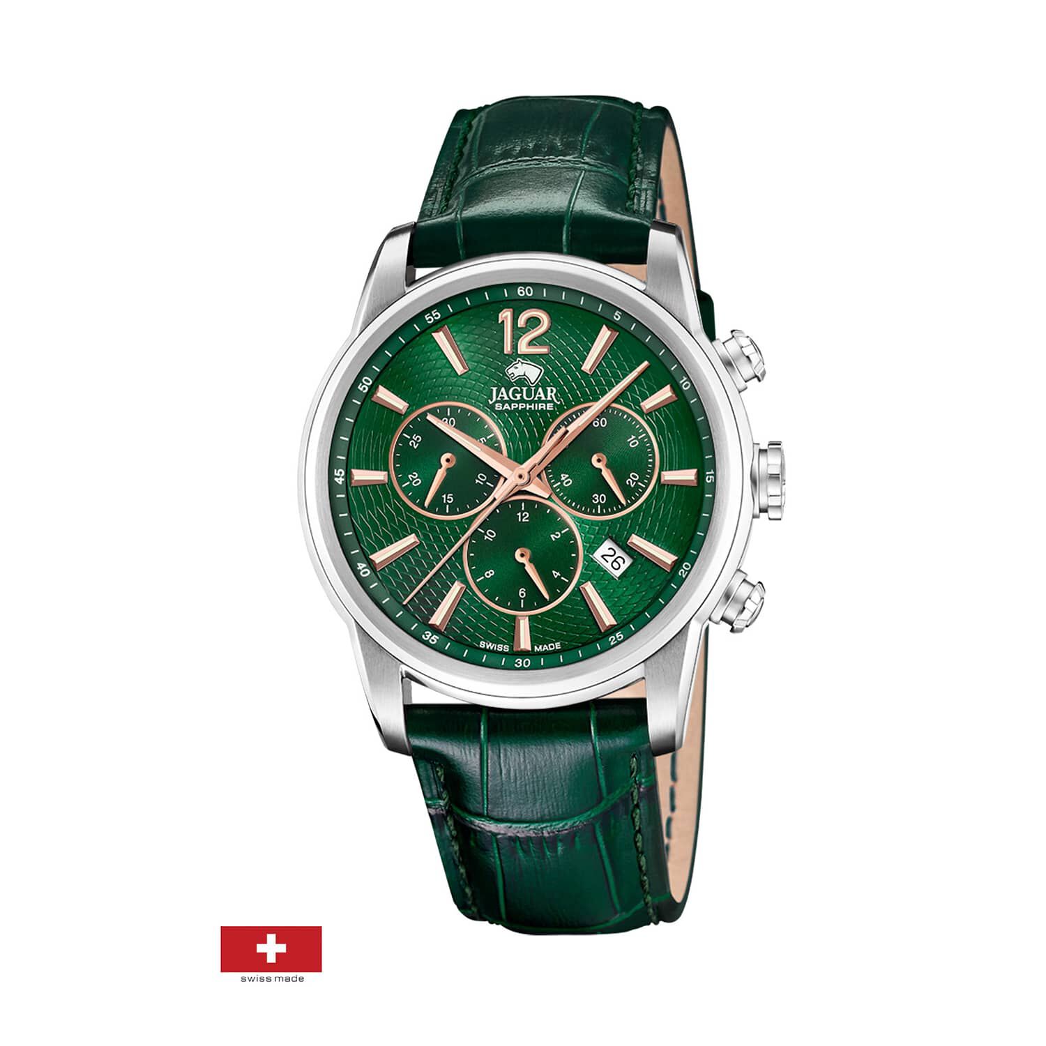 Reloj J968/3 Jaguar Verde Hombre Acamar (ay-kuh-mar) image number 0.0