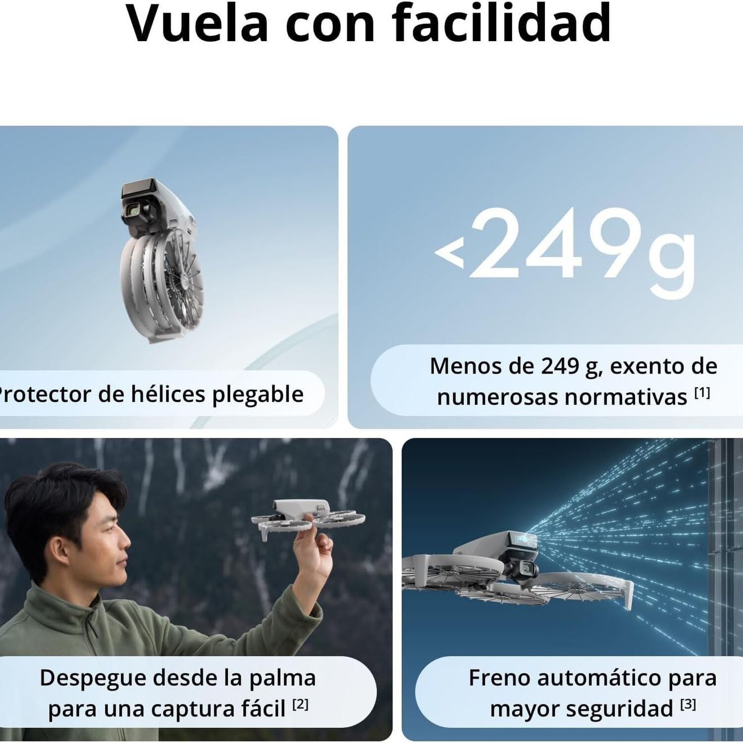 Dji Flip Gl (rc-n3) Dron Con C&aacute;mara 4k Uhd Estabilizaci&oacute;n En 3 Ejes image number 5.0