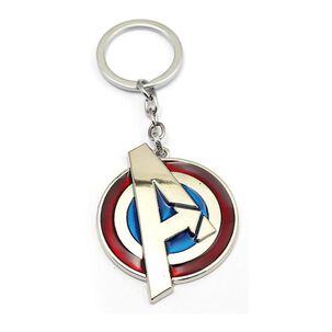 Llavero Metalico Premium Escudo Capitan America Avengers