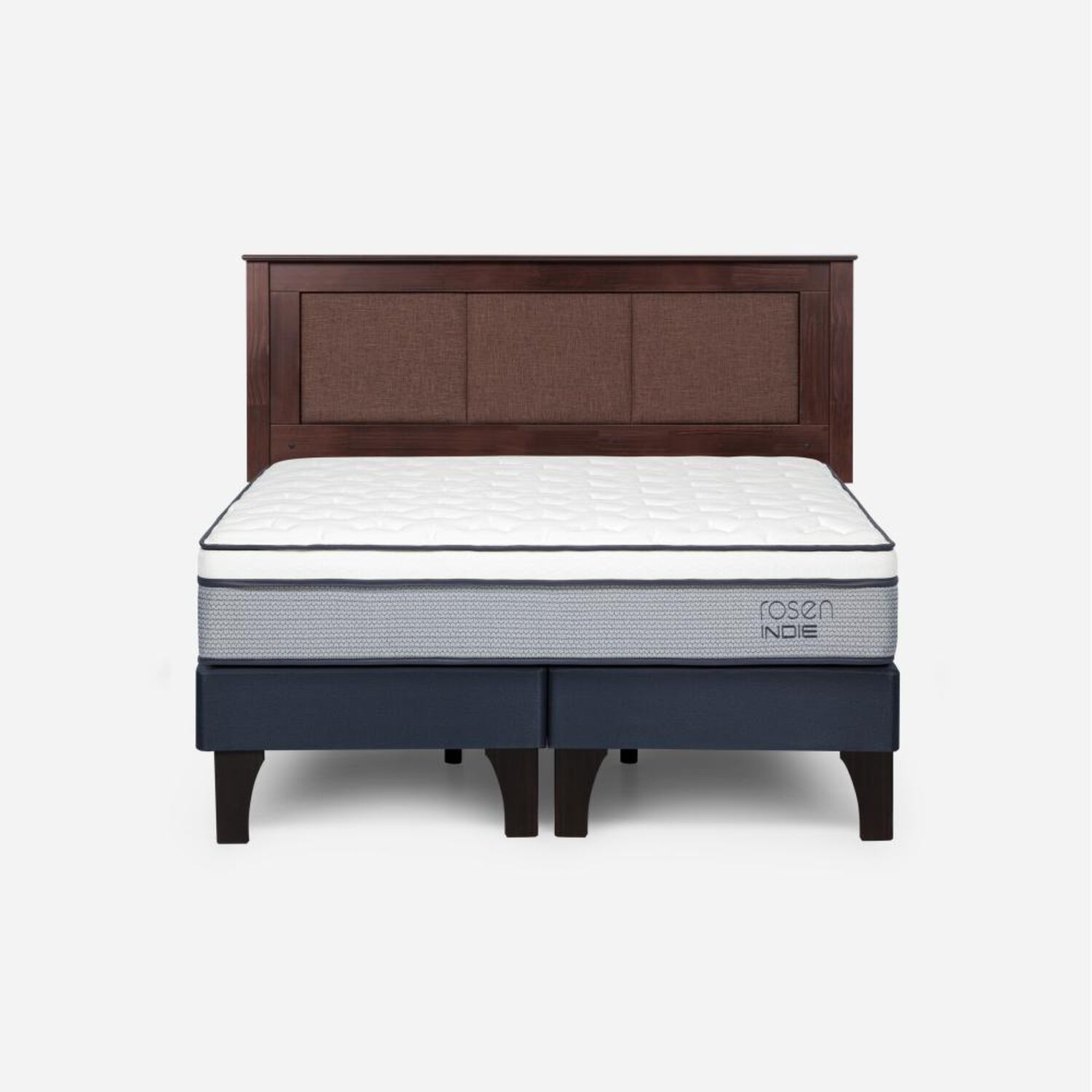 Cama Europea Rosen Indie / King / Base Dividida + Respaldo Rachel image number 0.0
