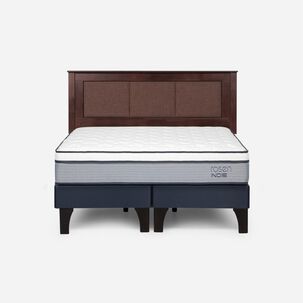 Cama Europea Rosen Indie / King / Base Dividida + Respaldo Rachel