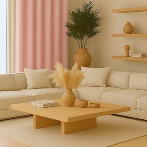 Cortina Engomada Termica 100% Blackout 140x225