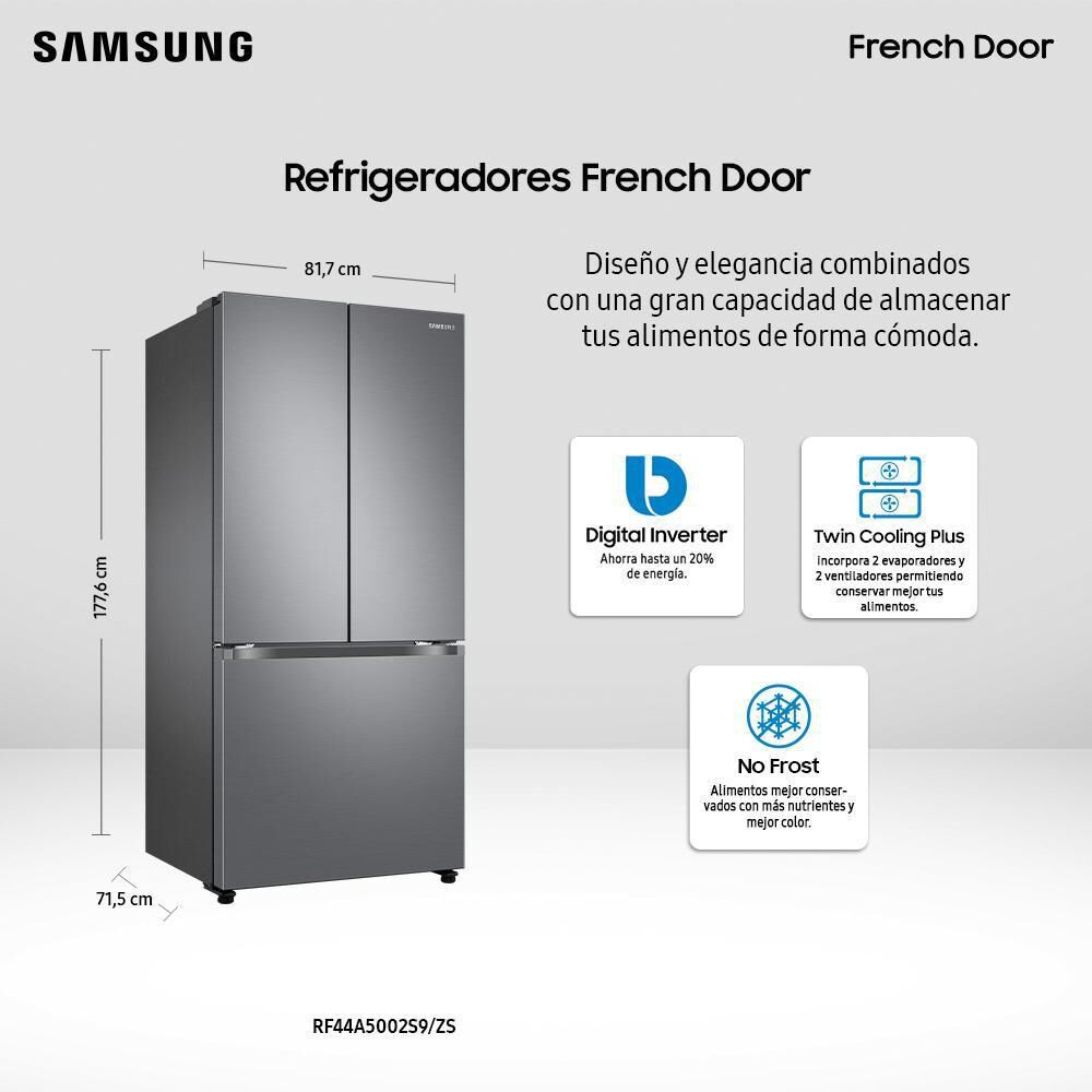 Refrigerador French Door Samsung RF44A5002S9/ZS / No Frost / 431 Litros / A+ image number 9.0