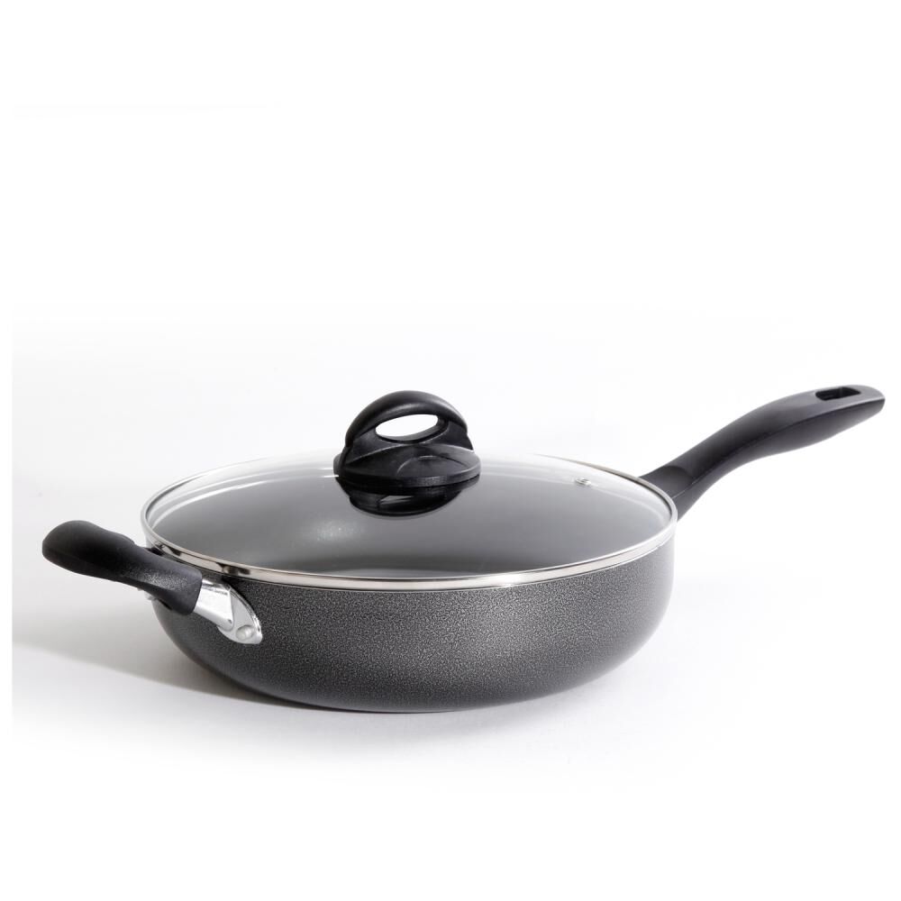 Wok Aluminio Con Tapa Y Manilla Clairborne Oster /  27 Cm / 2 Piezas image number 0.0