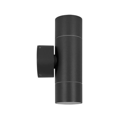 APLIQUÉ MURO LED STUDIO BIFOCAL GRIS OSCURO GU10 IP54 S/AMP
