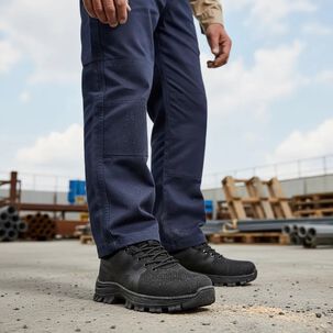 Zapatilla De Seguridad Urbana Punta De Acero Antideslizante