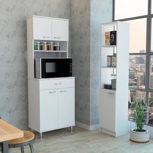 Combo Tuhome Kitchen Mueble De Microondas + Optimizador