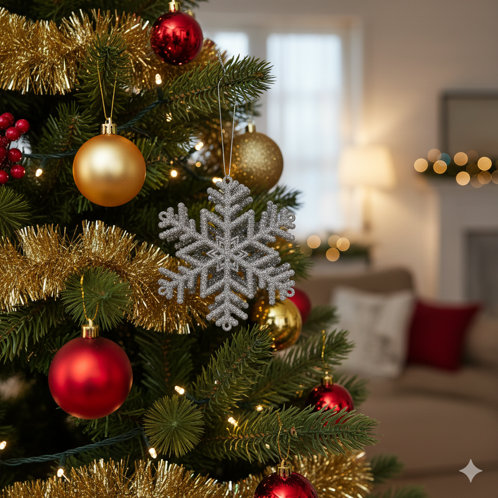 Adorno De Navidad Casaideal Copo De Nieve image number 1.0