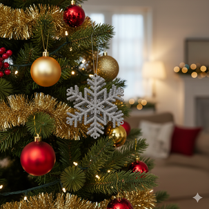 Adorno De Navidad Casaideal Copo De Nieve Adorno De Navidad Casaideal Copo De Nieve