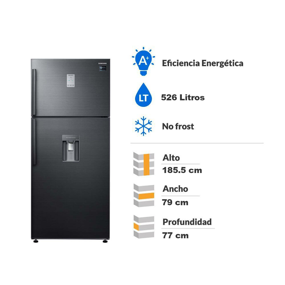 Refrigerador Top Freezer Samsung Rt53K6541Bs / No Frost / 526 Litros image number 1.0