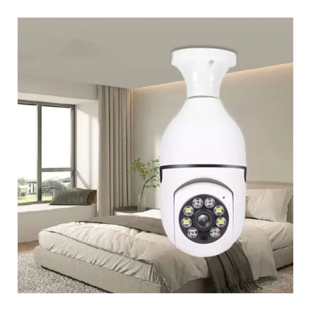 Cámara Seguridad Foco Wifi Y Rotación 360 Hd Night Vision image number 5.0