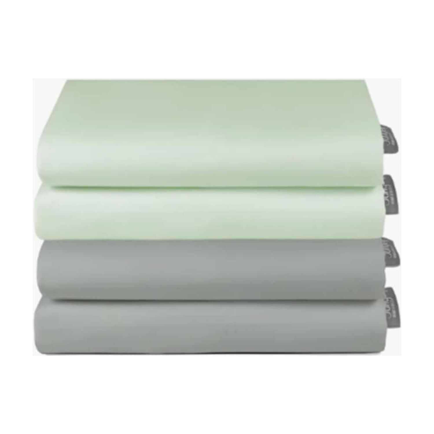 Set 4 Fundas Almohada 50x90 Gris Y Menta image number 0.0