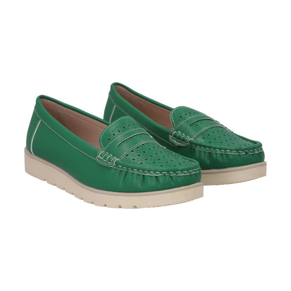 Mocasín Mujer Verde Sonia Police image number 4.0