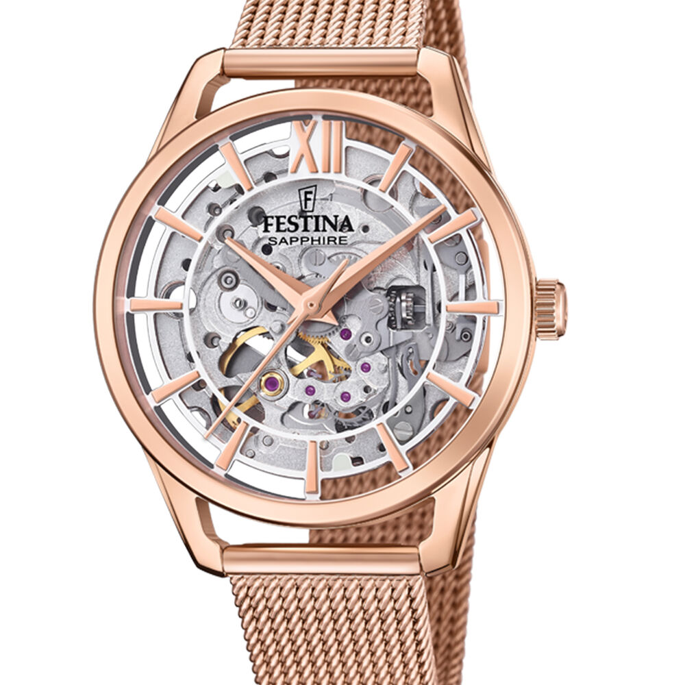 Reloj F20628/2 Festina Transparente Mujer Automático image number 0.0