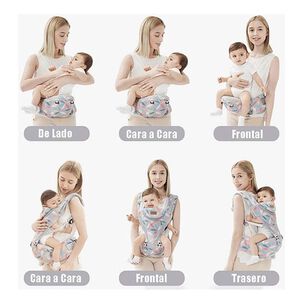 Portabeb&eacute; Mochila Ergon&oacute;mico Multifuncional 6 En 1