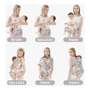 Portabeb&eacute; Mochila Ergon&oacute;mico Multifuncional 6 En 1