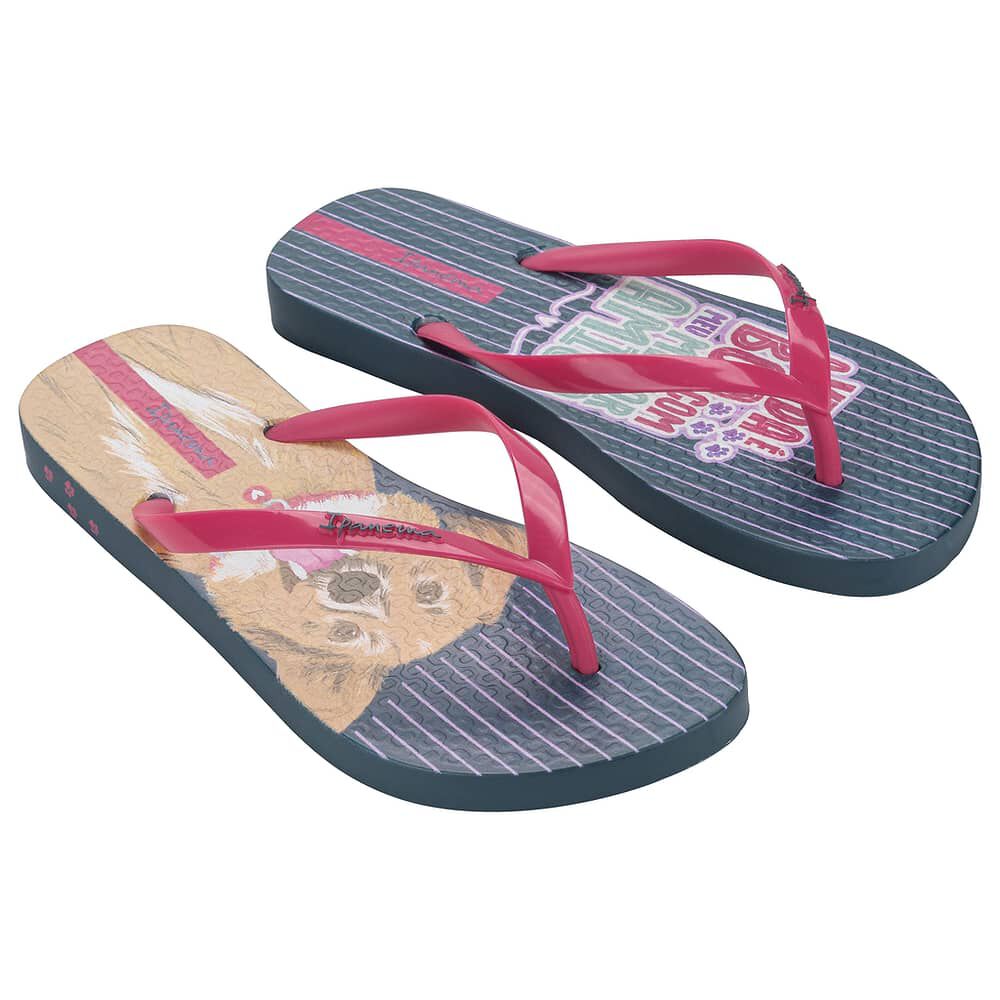 Sandalia Mujer Rosa/azul Love Pets Ipanema image number 1.0