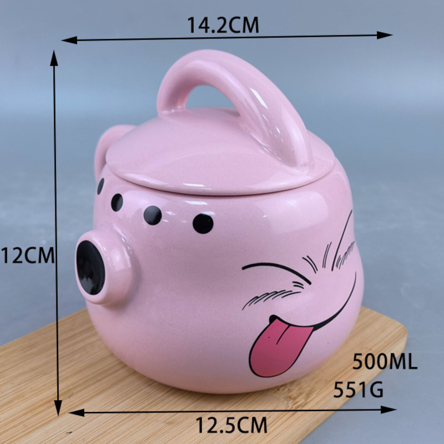 Taz&oacute;n 3d Cer&aacute;mica Majin Buu Dragon Ball image number 3.0