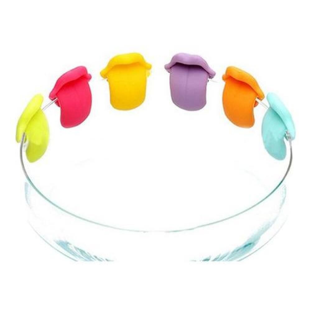 Marcadores De Vasos O Copas Boca Lengua 6 Pcs image number 3.0