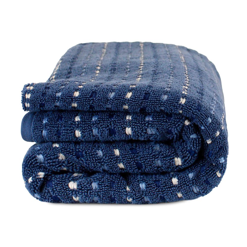 Toalla De Ba&ntilde;o Stripe Nautica Home 100% Algod&oacute;n76x137cm Azul image number 3.0