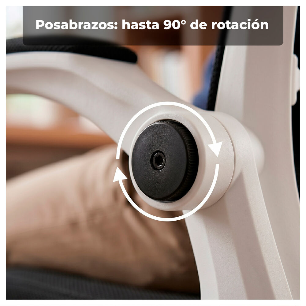 Silla Ergon&oacute;mica Oficina Reclinable Apoyacabeza image number 8.0