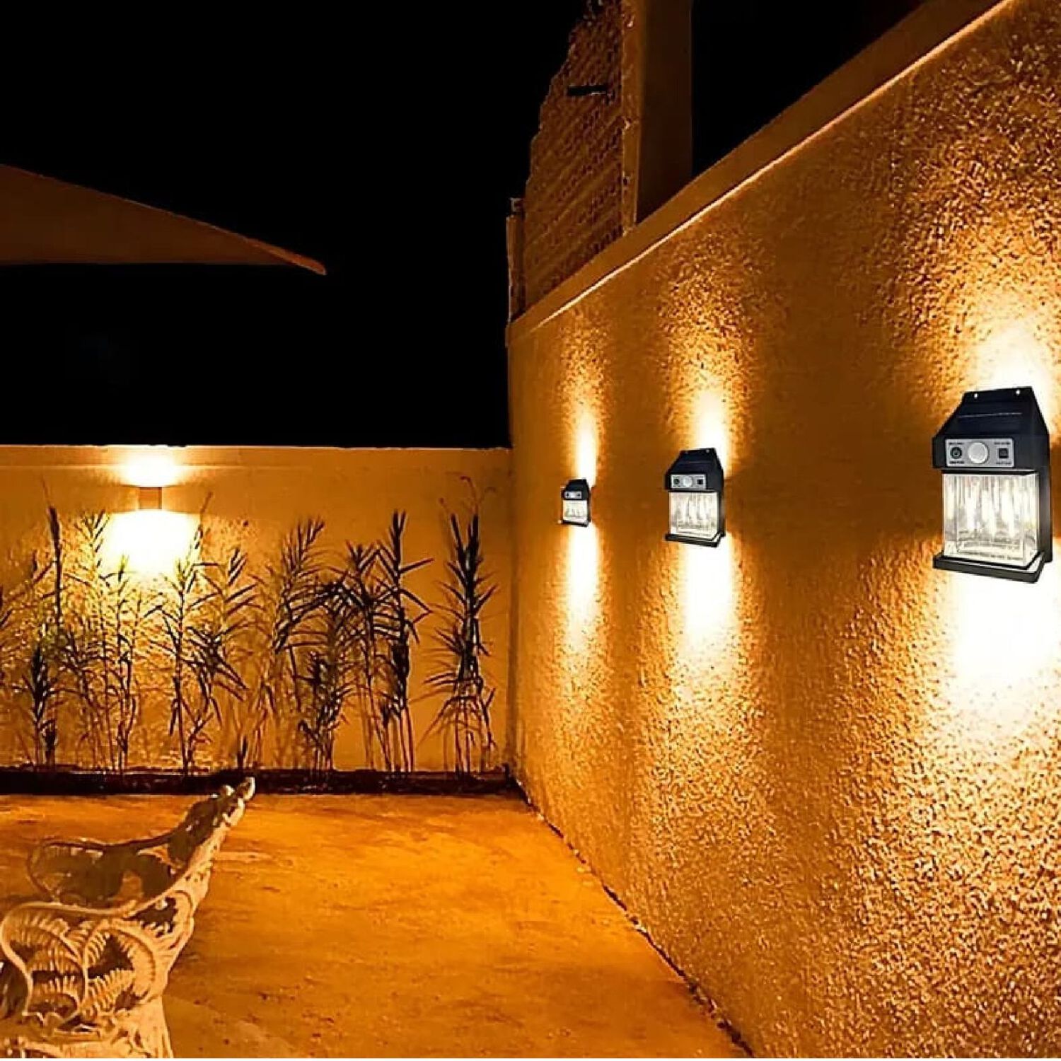 Foco Led Solar Exterior Con Sensor De Movimiento Xy6012. image number 2.0