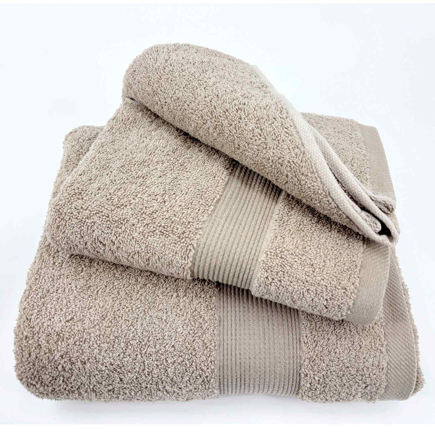 Juego Toalla Andes 2 Piezas Lisa Beige image number 2.0
