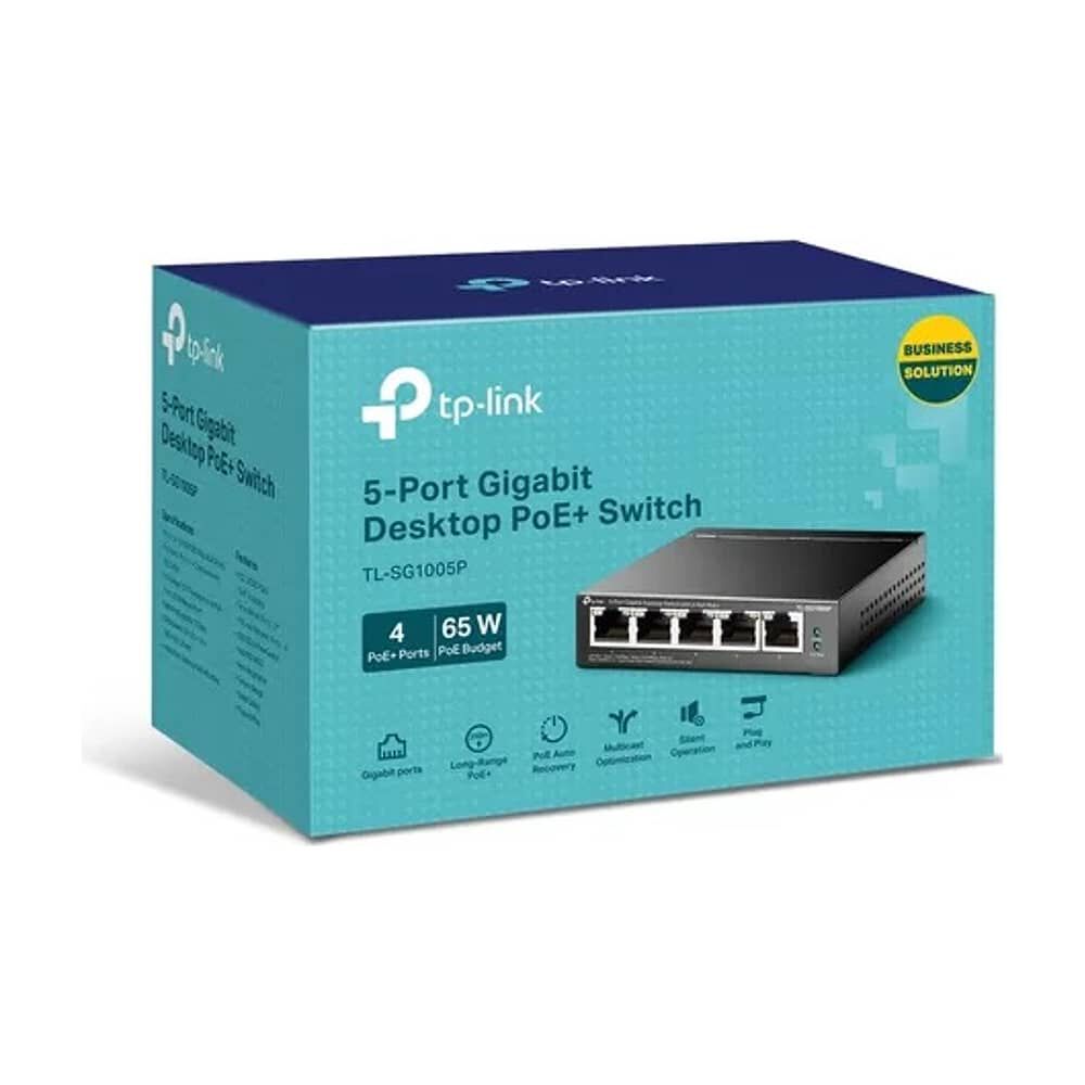 Switch De Sobremesa Con 5 Puertos Tp-link Tl-sg1005p image number 0.0