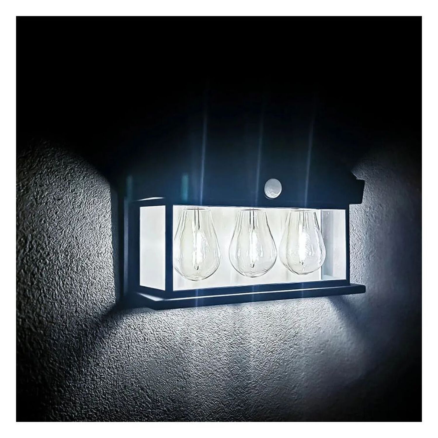 Foco Aplique Solar Pared Exterior Sensor De Movimiento image number 3.0