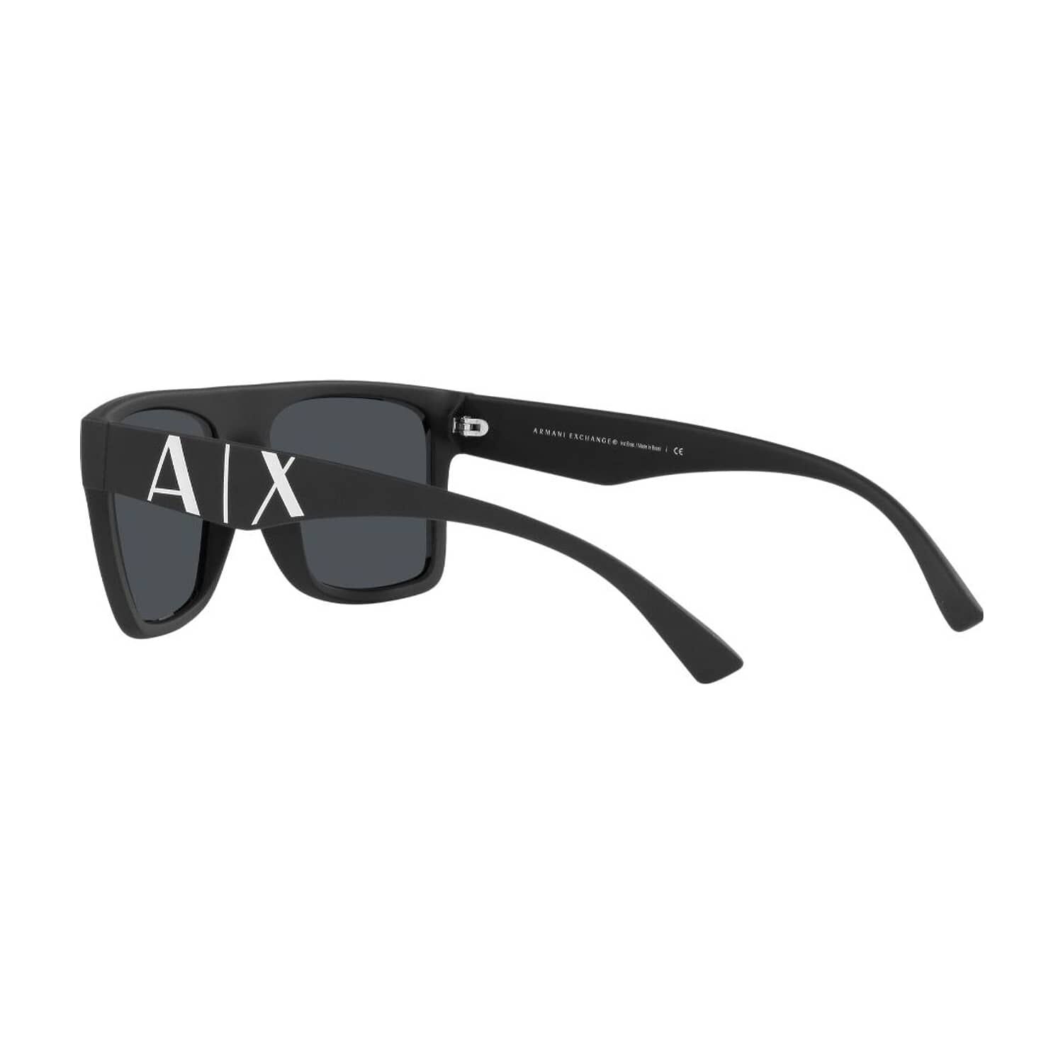 Lentes De Sol Matte Black Sustentable Armani Exchange image number 4.0