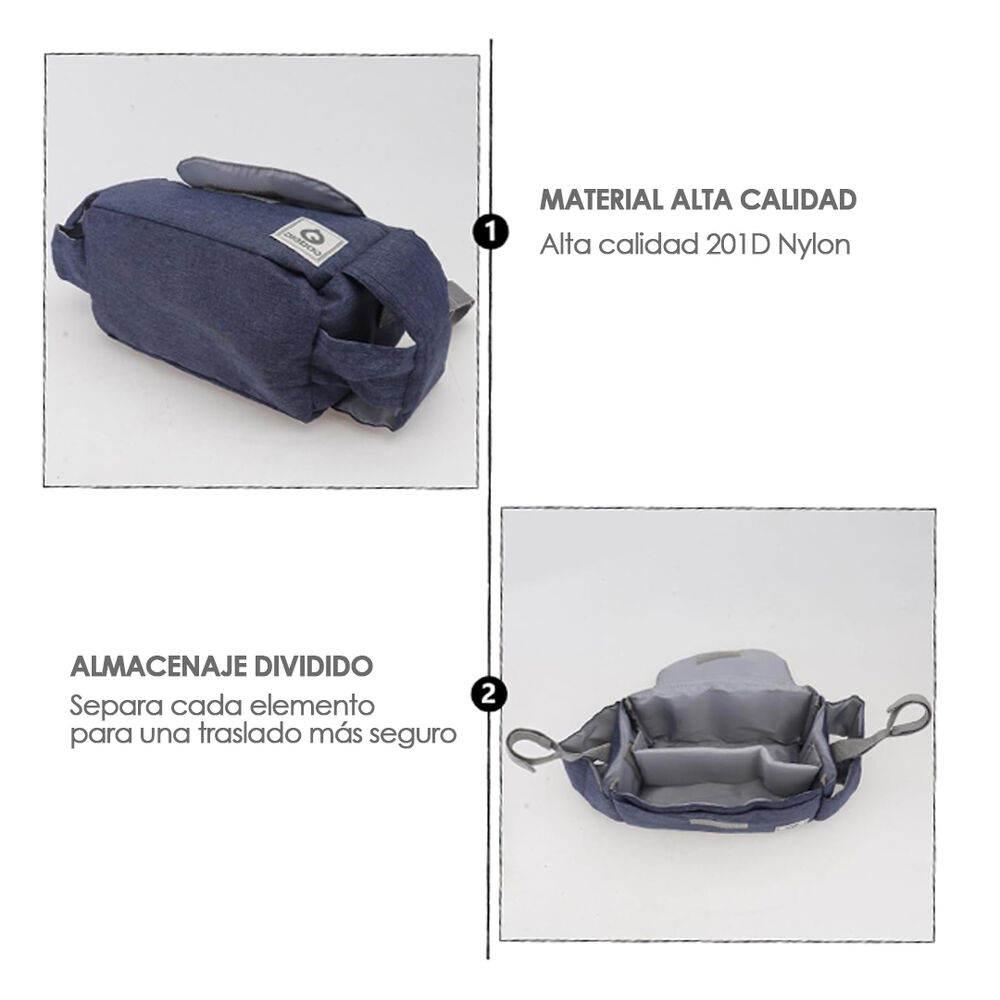 Bolso Maternal Colgante Para Coche De Bebé Azul - Babymine image number 3.0