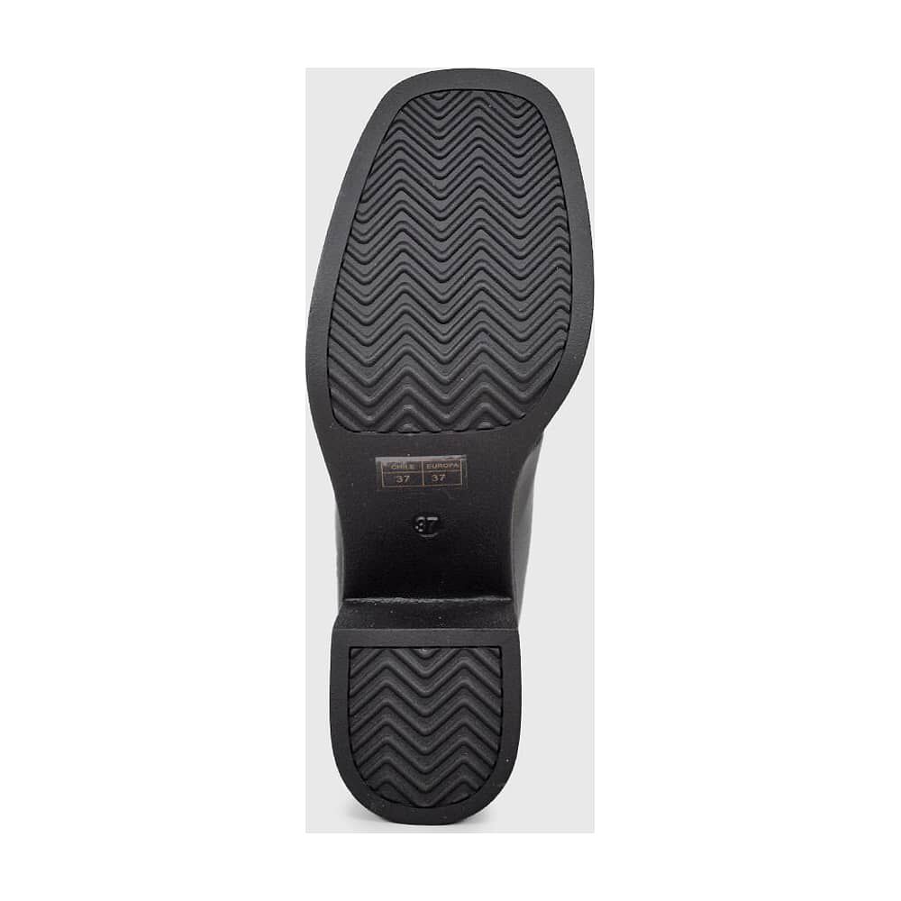 Zapato Cuero Syriana Negro image number 3.0