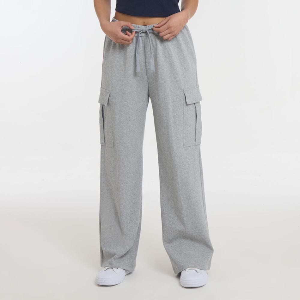 Pantalón De Buzo Tiro Medio Cargo Mujer Freedom image number 0.0