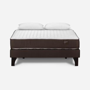 Cama Europea Rosen Ergo T / 2 Plazas / Base Normal + Almohada Light