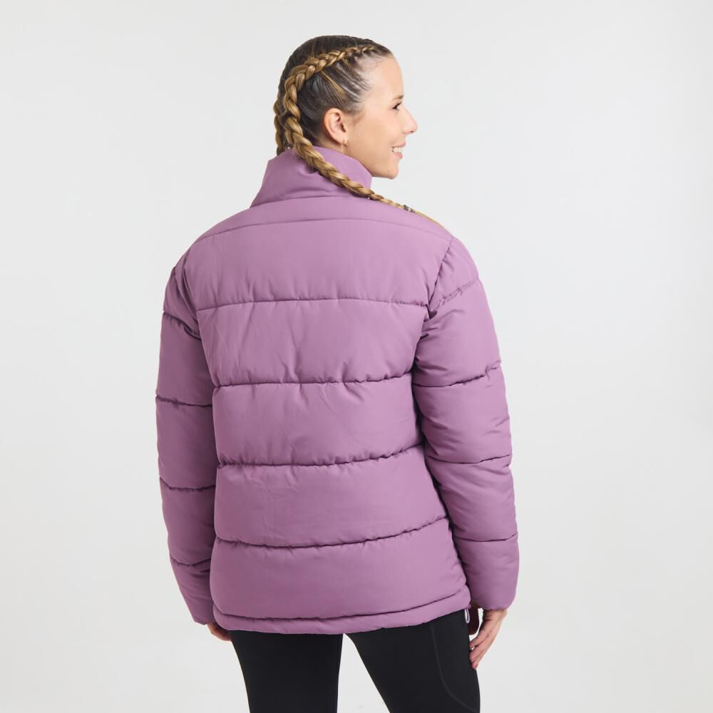 Parka Deportiva Lisa Regular Cuello Alto Mujer Wetland image number 3.0
