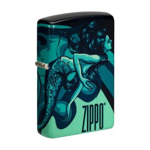 Encendedor Zippo Mermaid Zippo Design Turquesa Zp48605