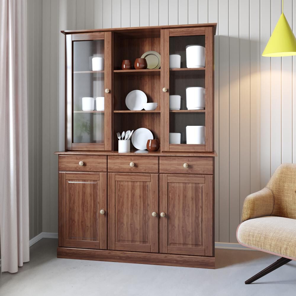 Vitrina Casaideal New Nevada / 5 Puertas / 3 Cajones image number 4.0