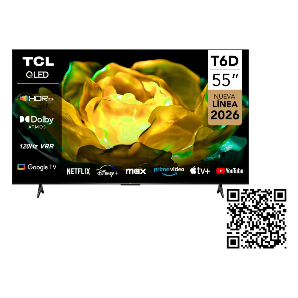 Led 55 " Tcl T6d / Qled 4k / Smart Tv image number 13.0