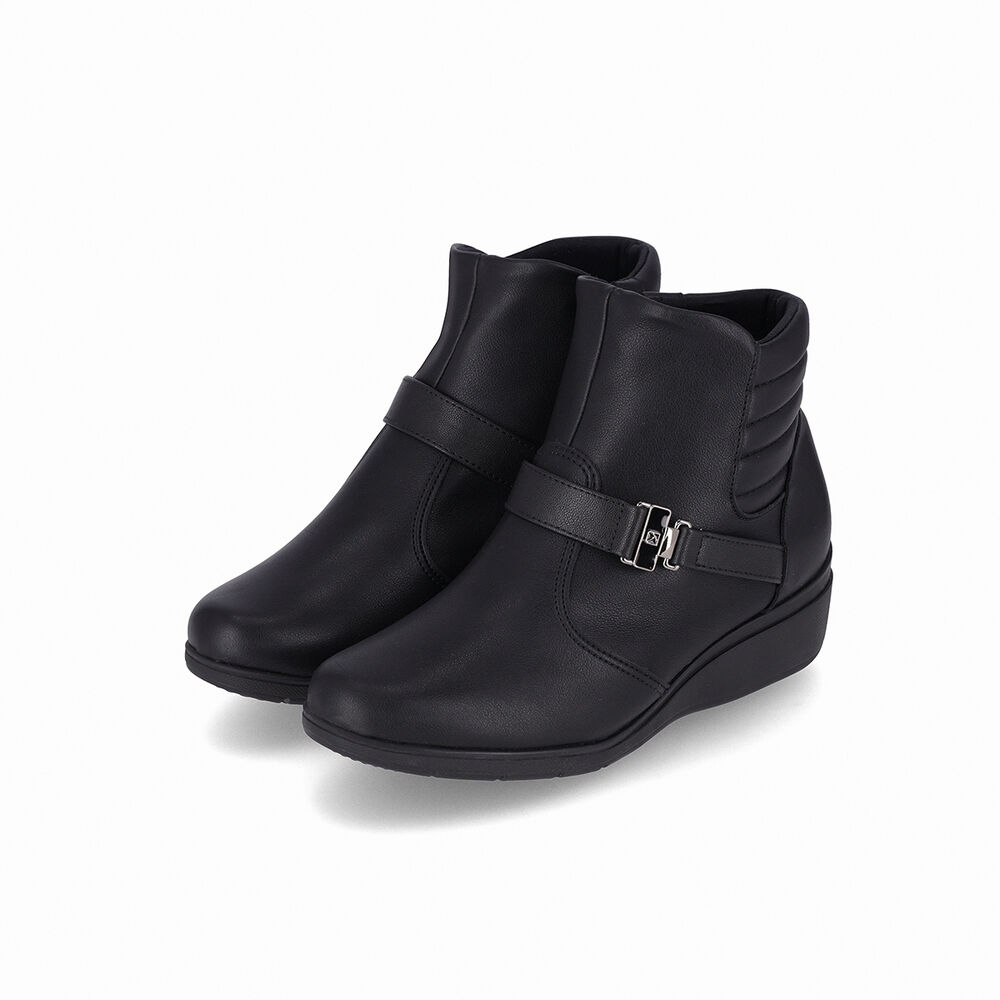 Bota Mujer Anabela Beth Negro Piccadilly image number 1.0
