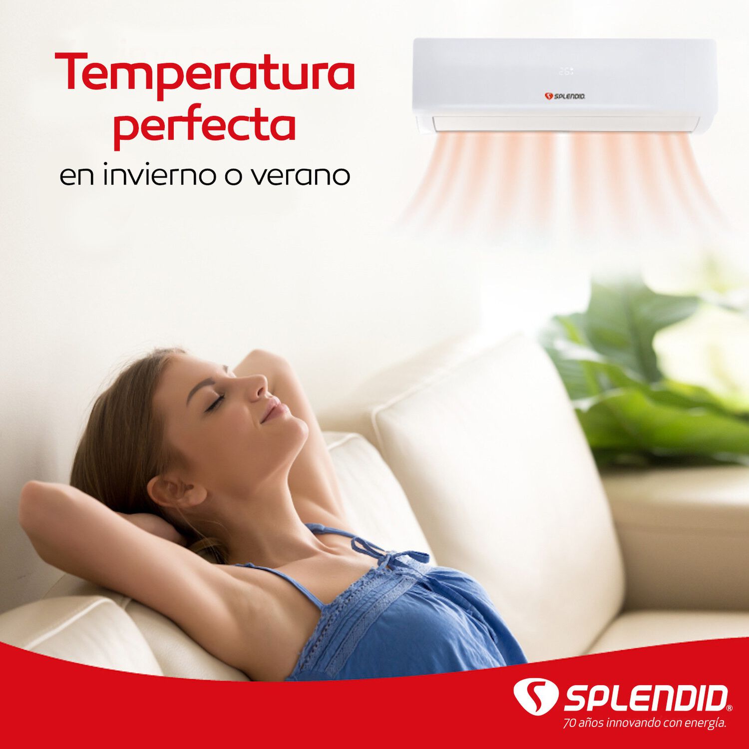 Aire Acondicionado Split 9000btu Splendid image number 12.0