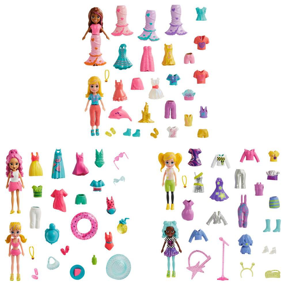 Set De Juegos Mini Muñecas Polly Pocket Hnf51 image number 0.0