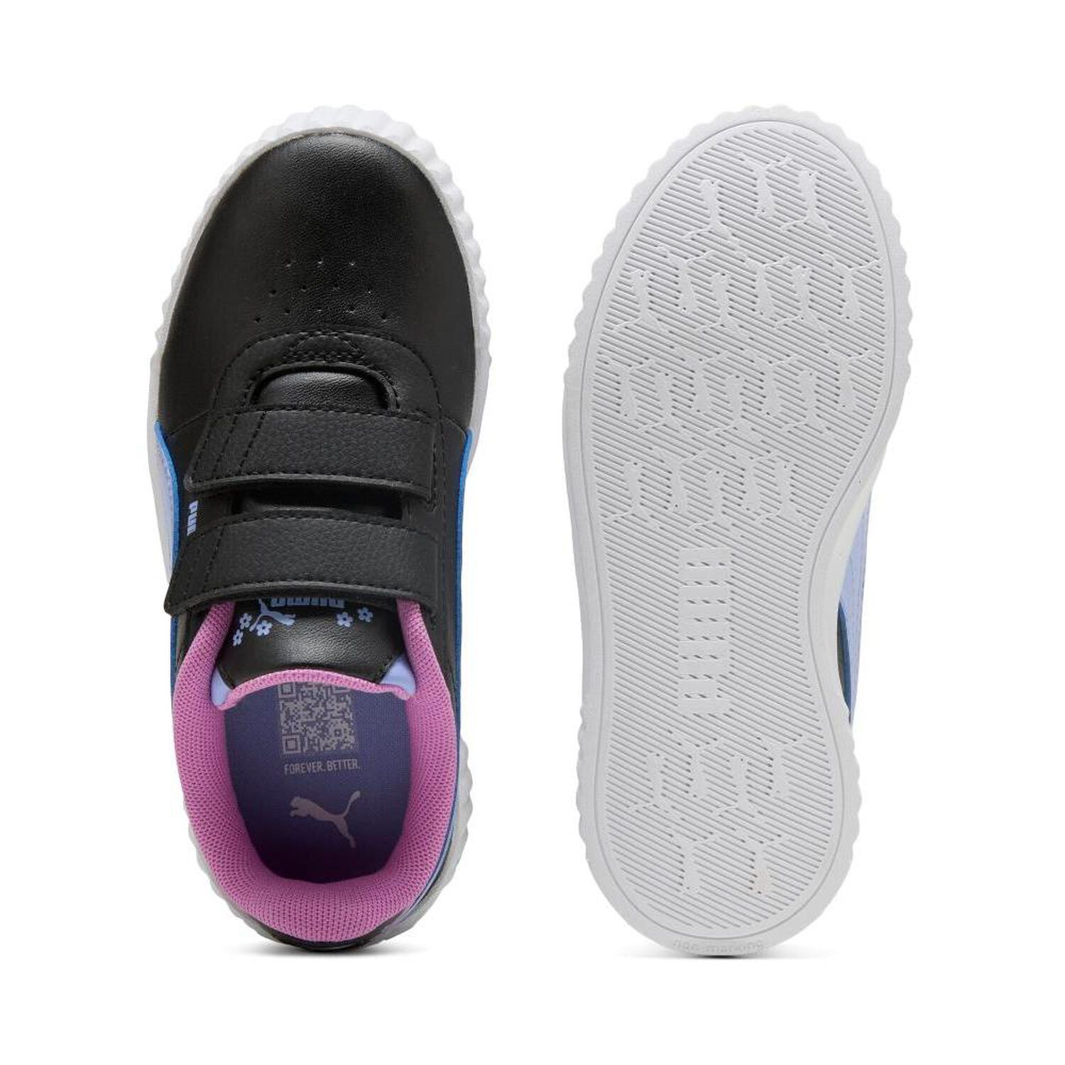 Zapatilla Urbana Unisex Puma Carina 3.0 Jelly Heaven V Ps Black-intense Lavender image number 4.0