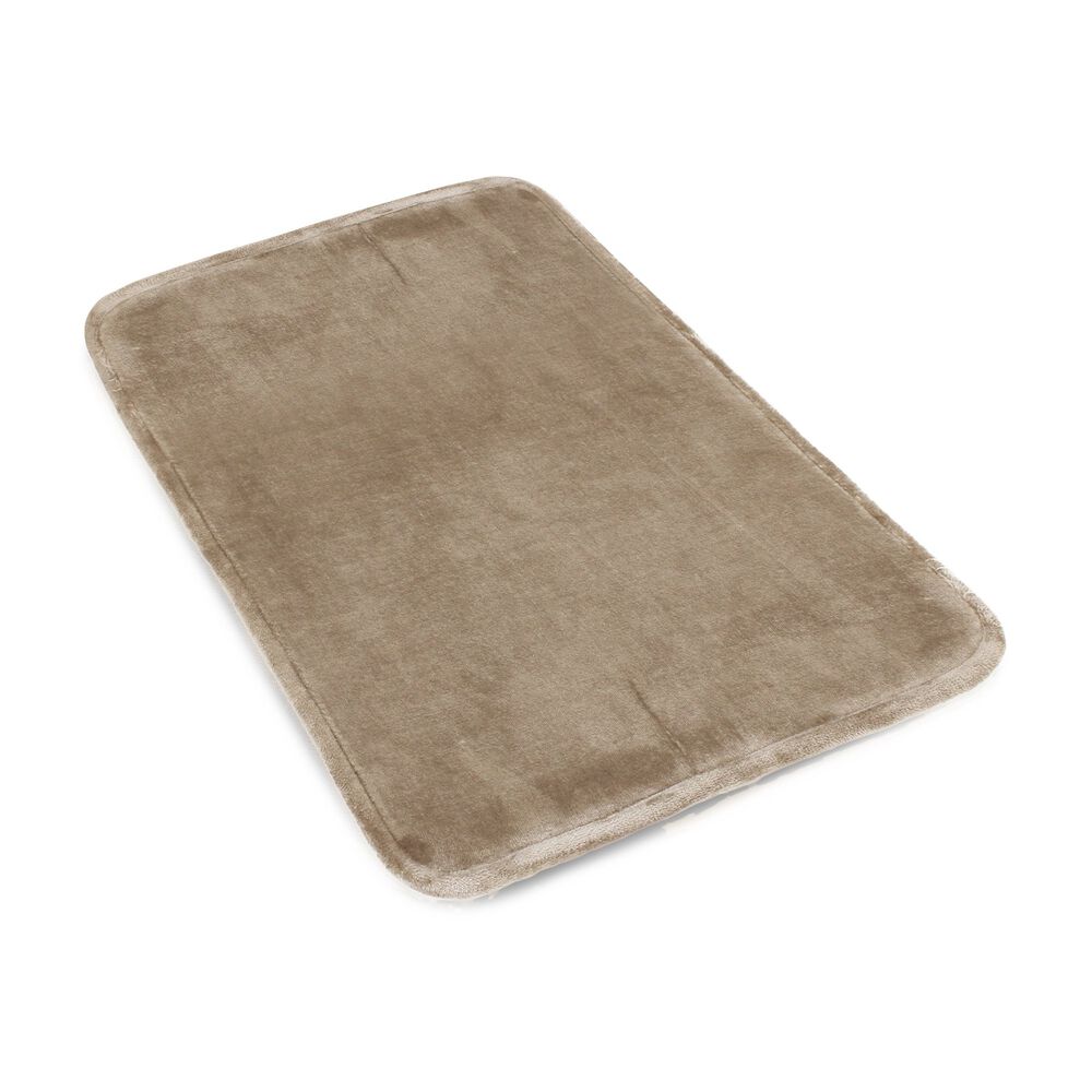 Alfombra De Ba&ntilde;o Nautica Home Flannel 40x60cm Antideslizante Beige image number 4.0