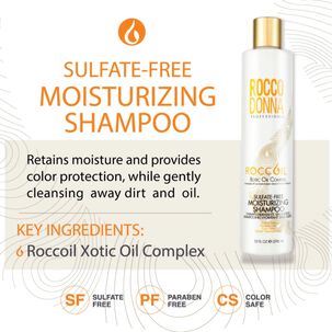 Shampoo Hidratante Sin Sulfato 296 Ml Rocco Donna