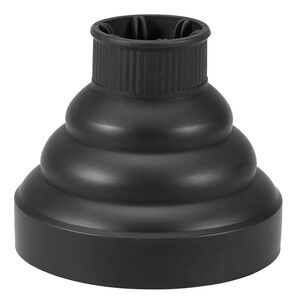 Difusor Para Secador De Cabello De Silicona Plegable Negro